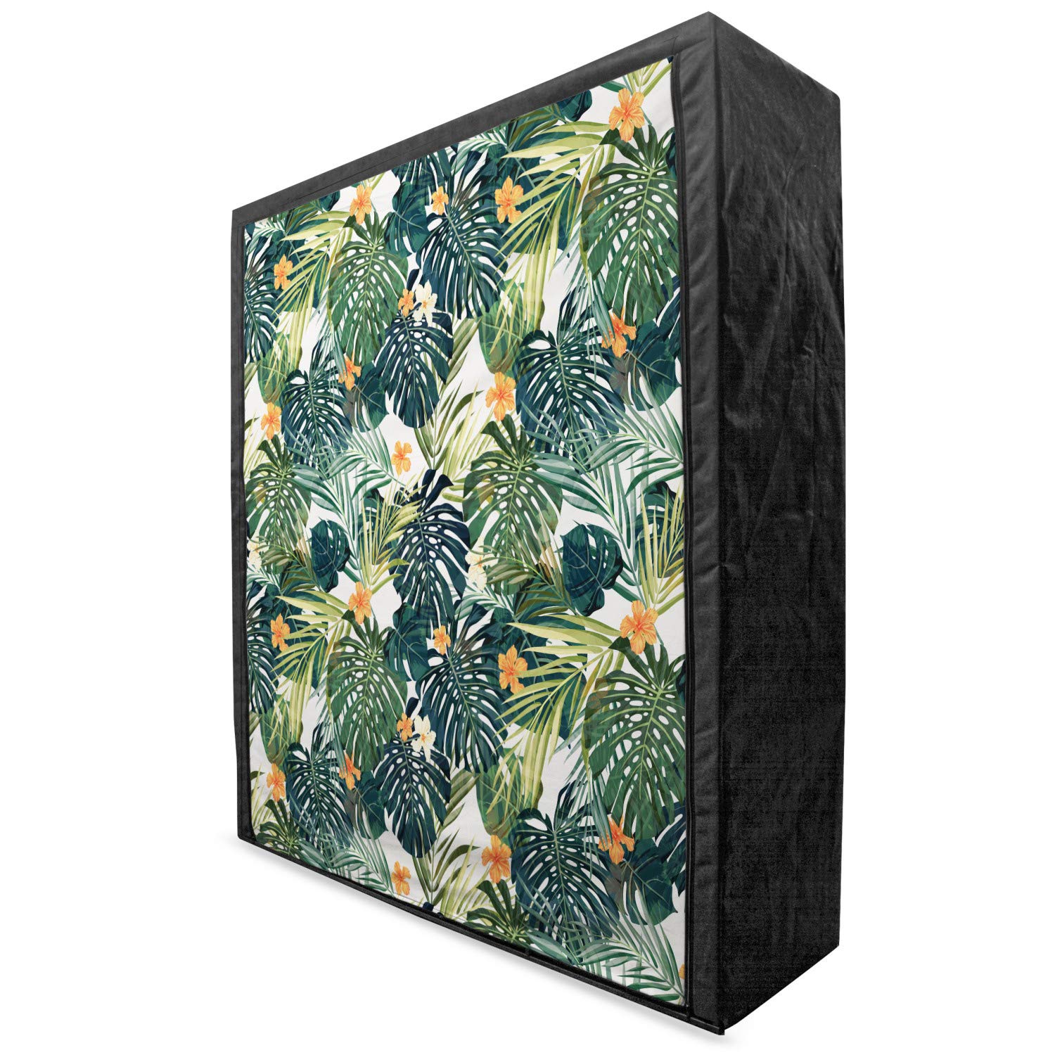 Ambesonne Hawaii Portable Fabric Wardrobe with Shelves - 59