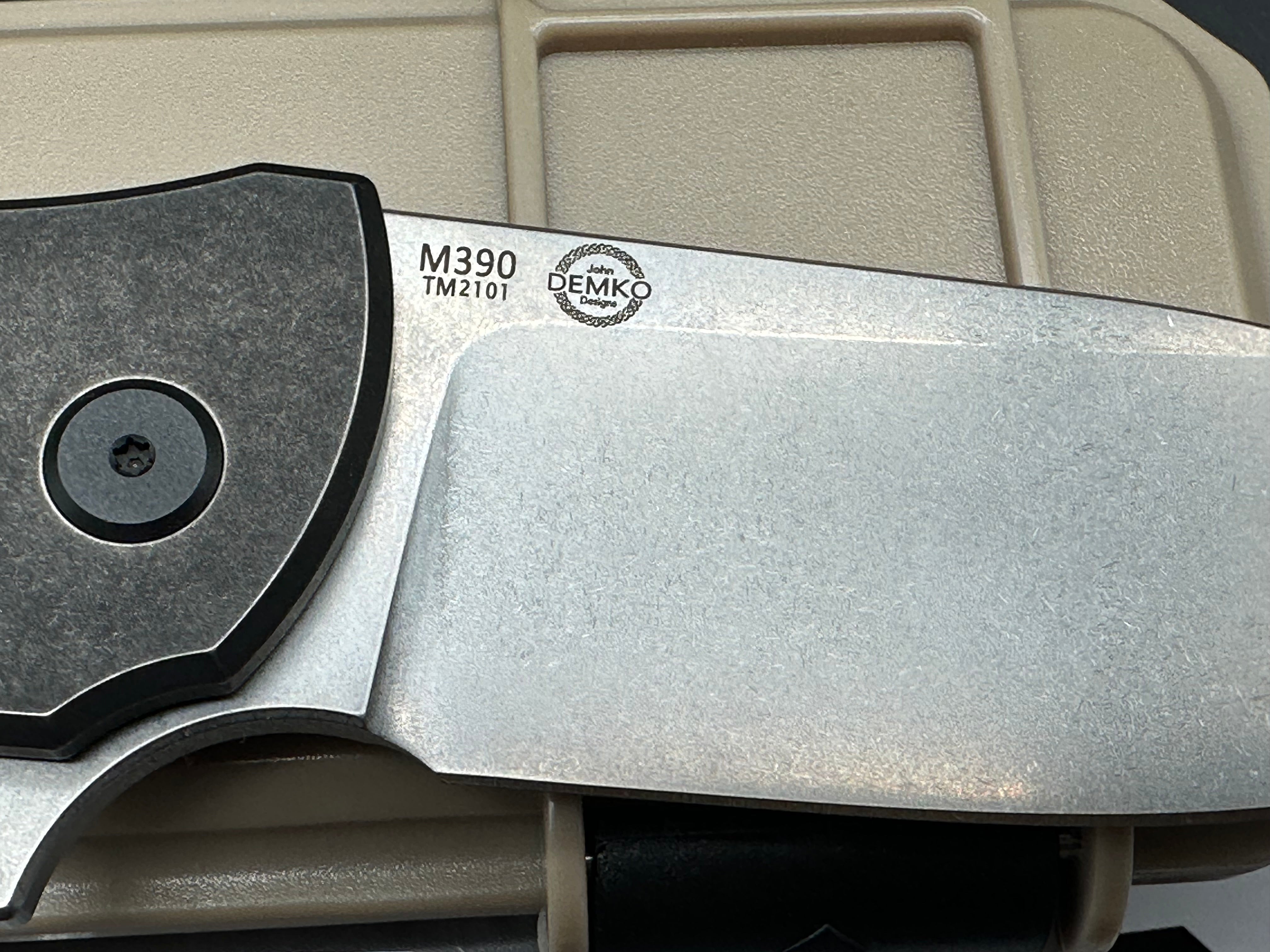 B'yond EDC Terra Mundi River Wolf Folding Knife - John Demko Limited Edition (200 Pieces) - Perfect for Outdoor Adventures, Camping & Everyday Carry
