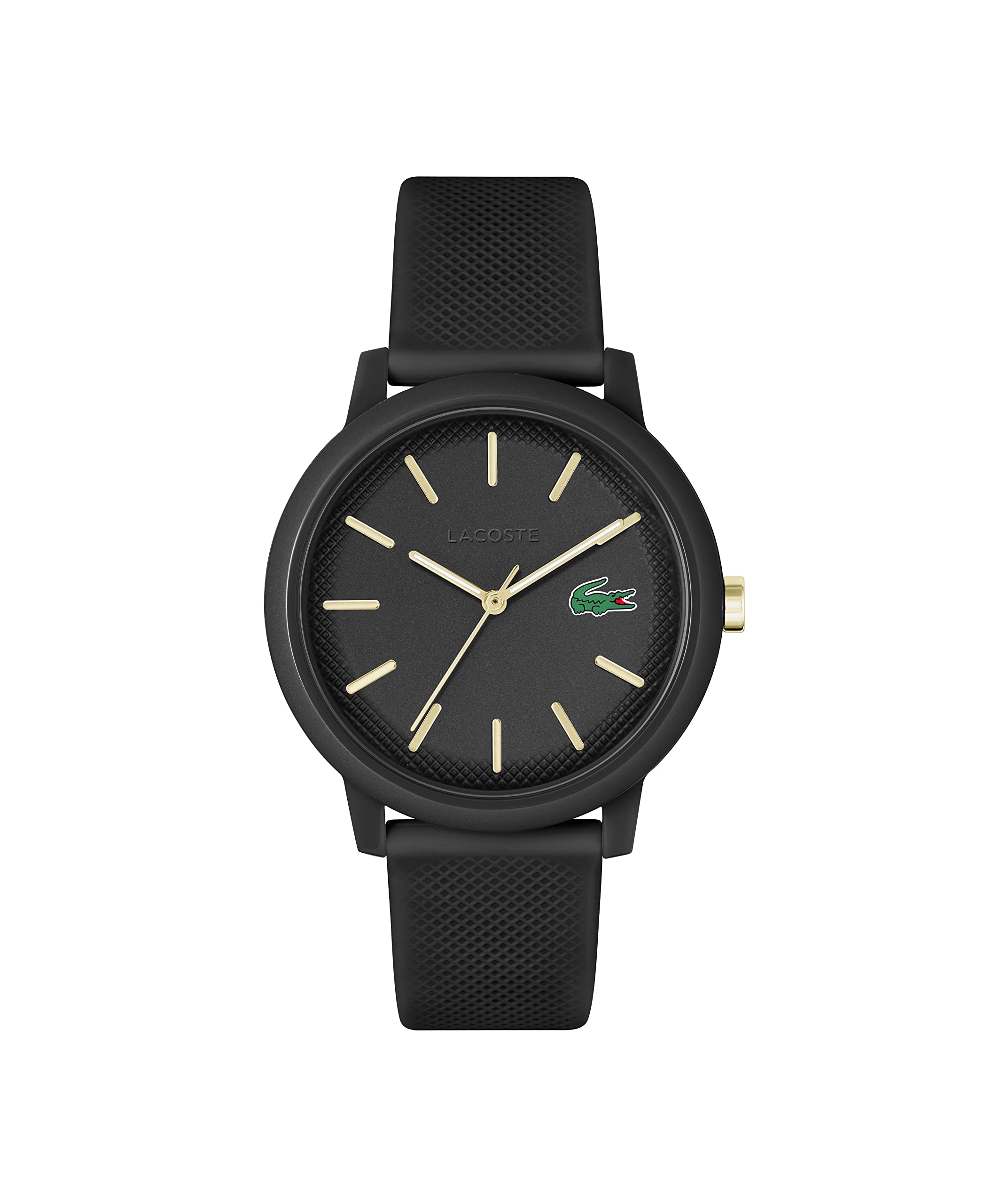 Lacoste Men's 12.12 Chrono Silicone Watch - Waterproof Sports Watch for Men, Fashion Casual Wristwatch with Date Display - Perfect for Gym, Work & Everyday Wear