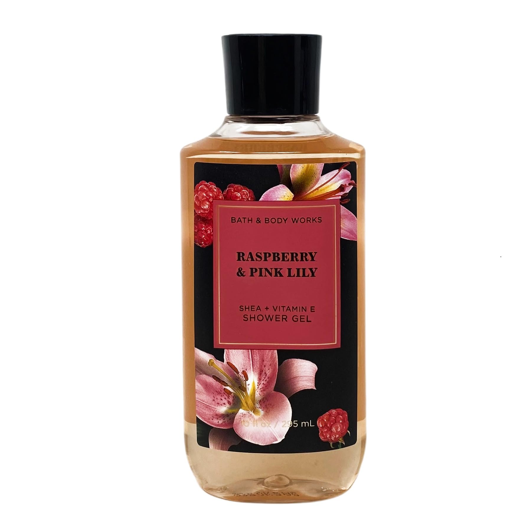 Bath & Body Works Raspberry & Pink Lily Duo Set - Shower Gel & Body Lotion with Himalayan Salt Bar Soap - Full Size Gift Set for Women, Relaxing Bath & Skincare Routine - Perfect for Spa Day, Self Care & Gifts