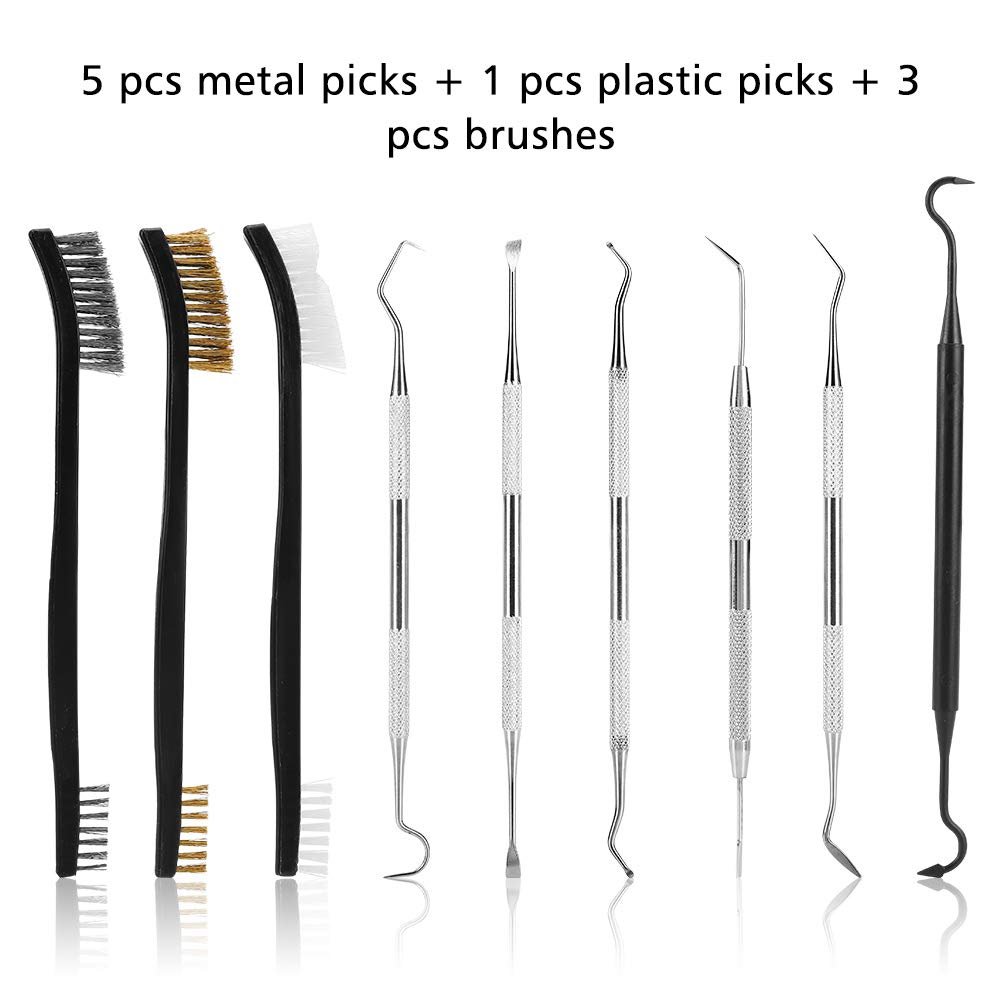 Accmor Gun Cleaning Kit - Pick & Brush Set for Firearm Maintenance