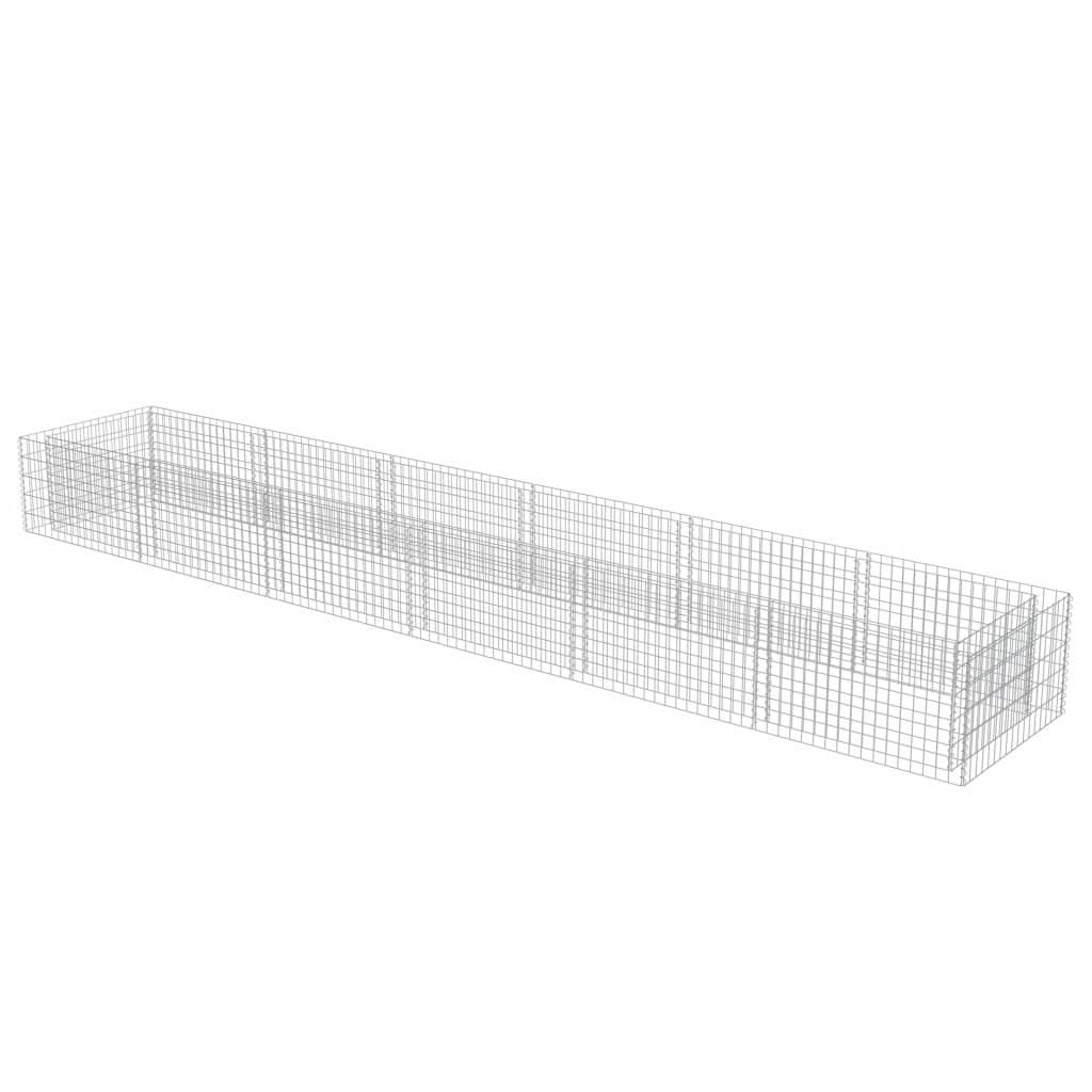 Galvanized Steel Gabion Raised Garden Bed 212.6