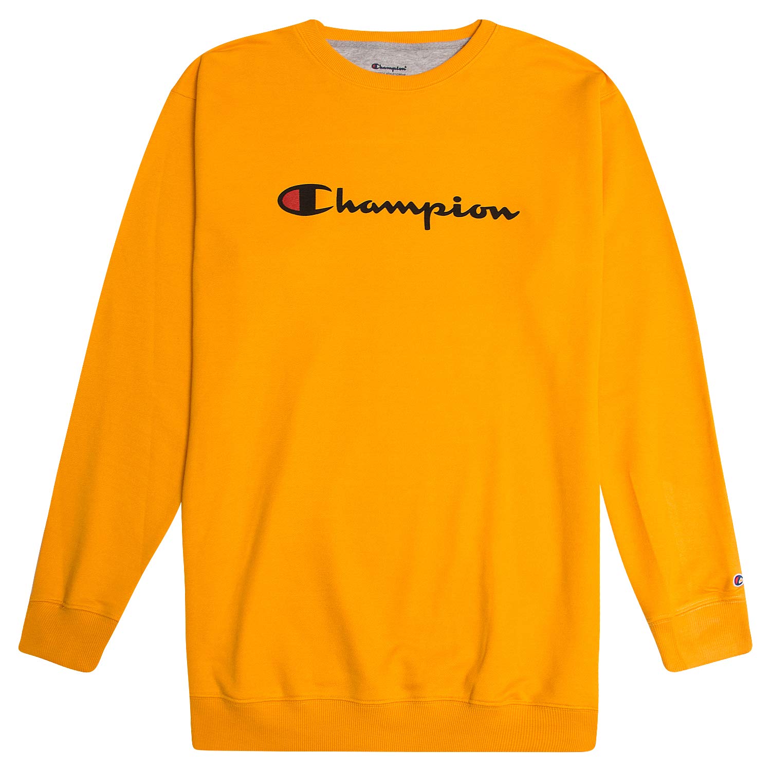 Champion Men's Big & Tall Logo Crewneck Sweatshirt - Comfortable Cotton Pullover for Casual Wear, Gym & Lounge