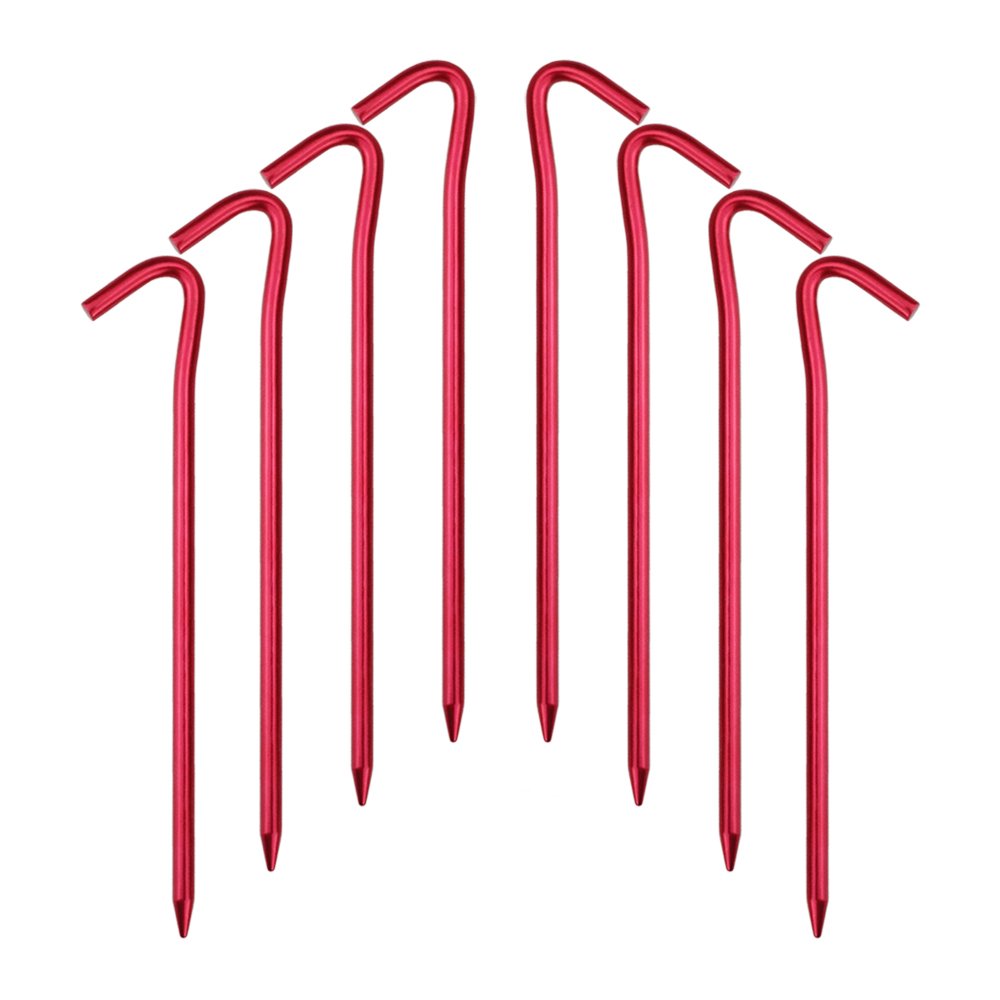 7075 Aluminum Tent Stakes 20 Pack - Ultralight 7