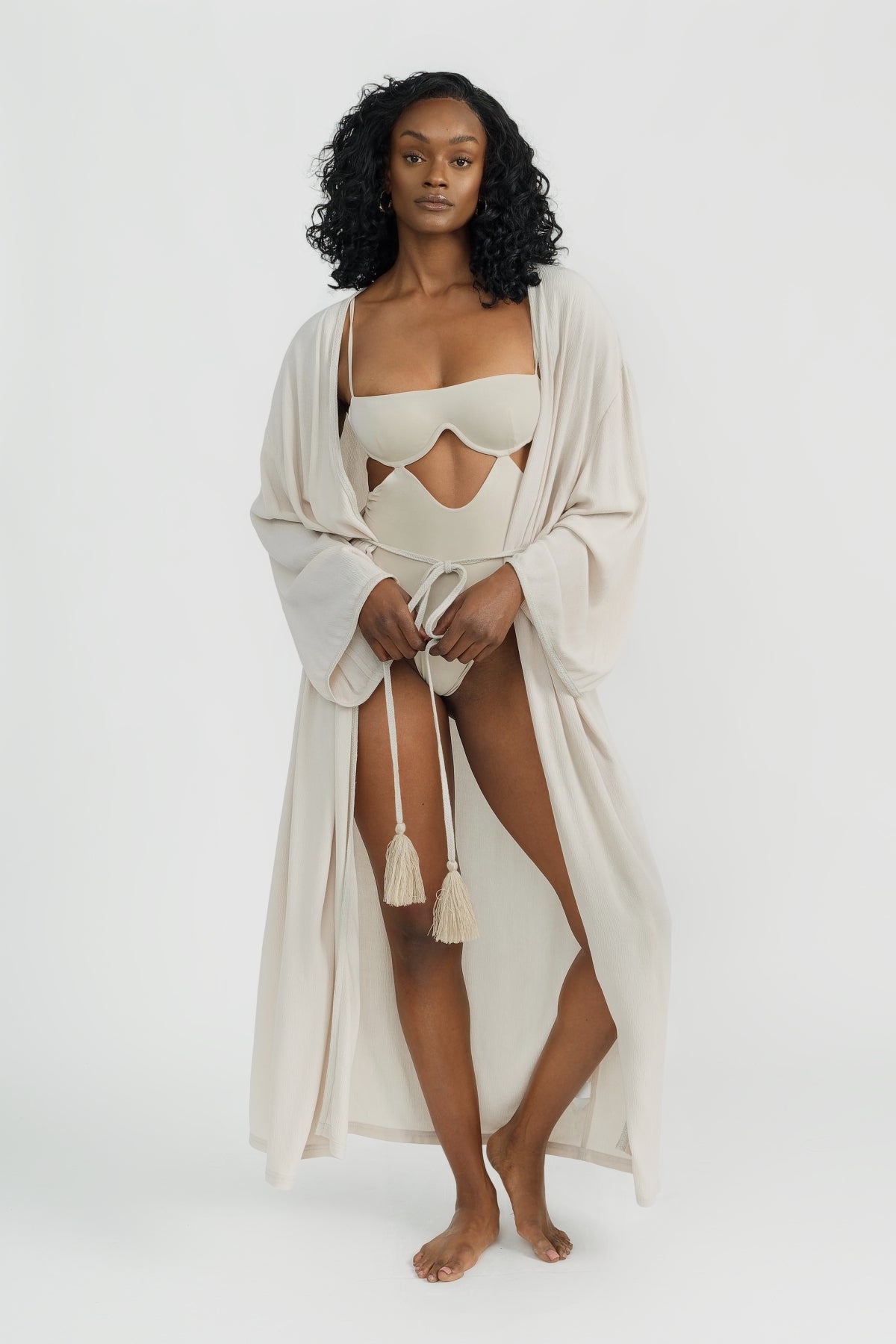 Arlo Robe - Soft & Comfortable Coconut Fiber Bathrobe for Women & Men | Perfect for Spa, Beach, and Relaxation at Home