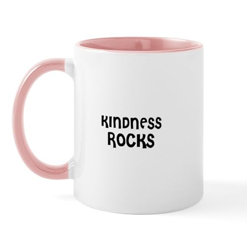 White/Pink Inside - KINDNESS ROCKS Mug