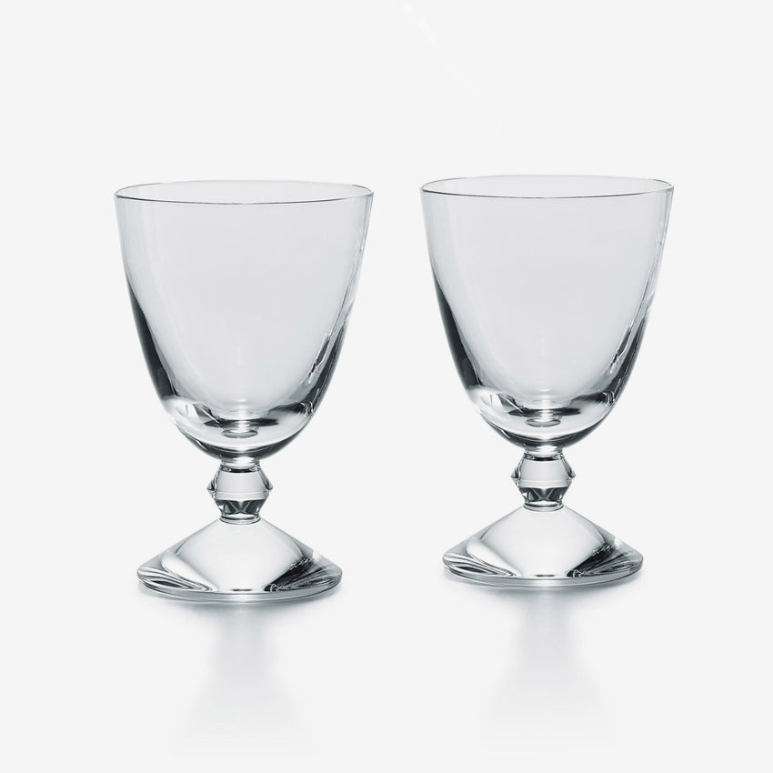 Baccarat Crystal Vega Glass Set of 2 - Elegant Stemware for Wine & Champagne - Perfect for Weddings, Anniversaries & Special Occasions