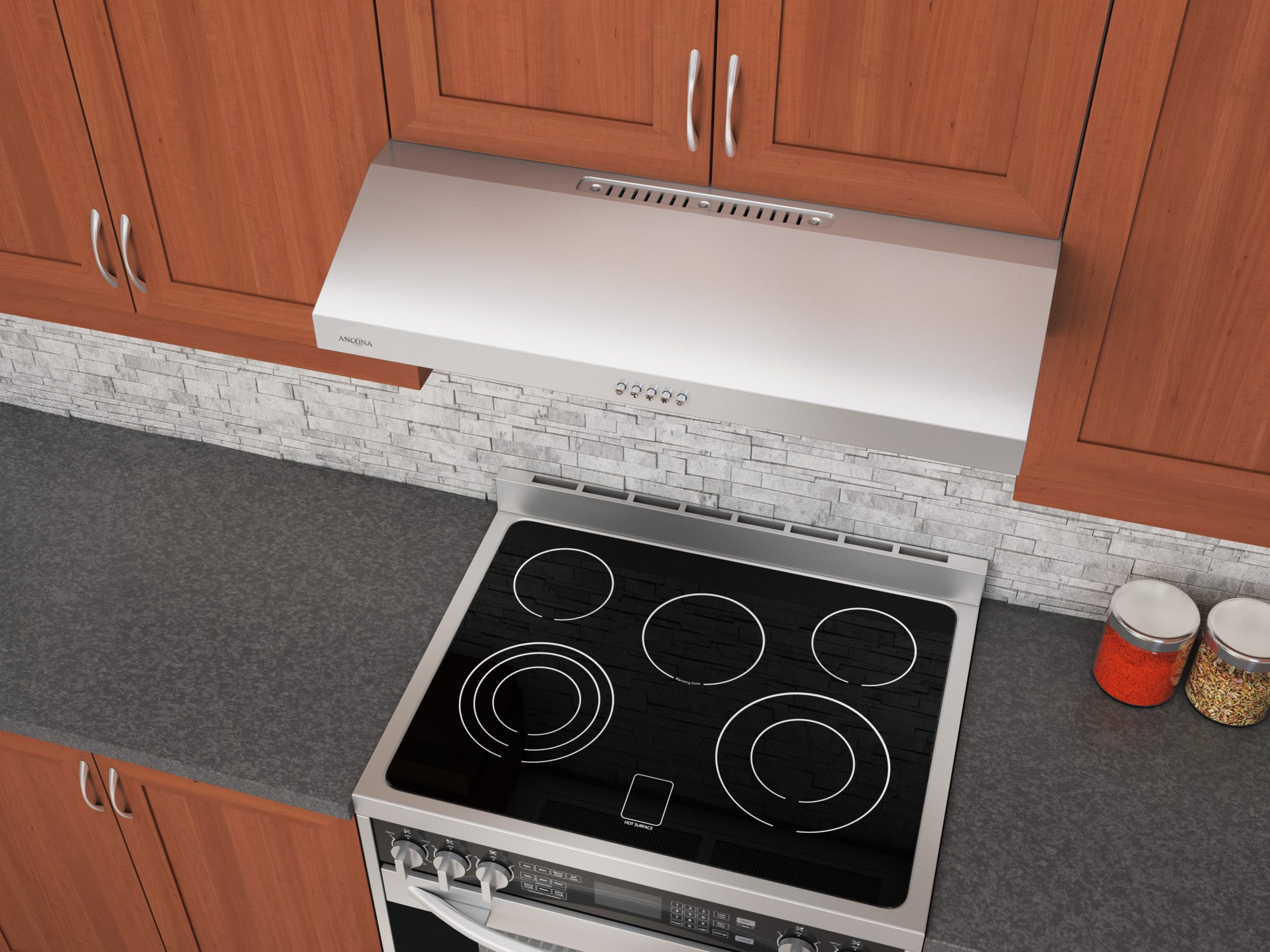30-inch Slim SDR 325 CFM Non-Vented Stainless Steel Under Cabinet Range Hood - Perfect for Small Kitchens & Apartments