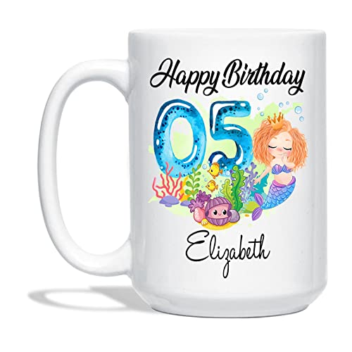 Mermaid Happy Birthday Mug