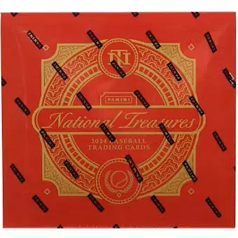 2024 Panini National Treasures Baseball Hobby Box - Limited Edition Collectors Box with Autographs & Memorabilia Cards - Perfect for Sports Card Collectors and Investment Enthusiasts