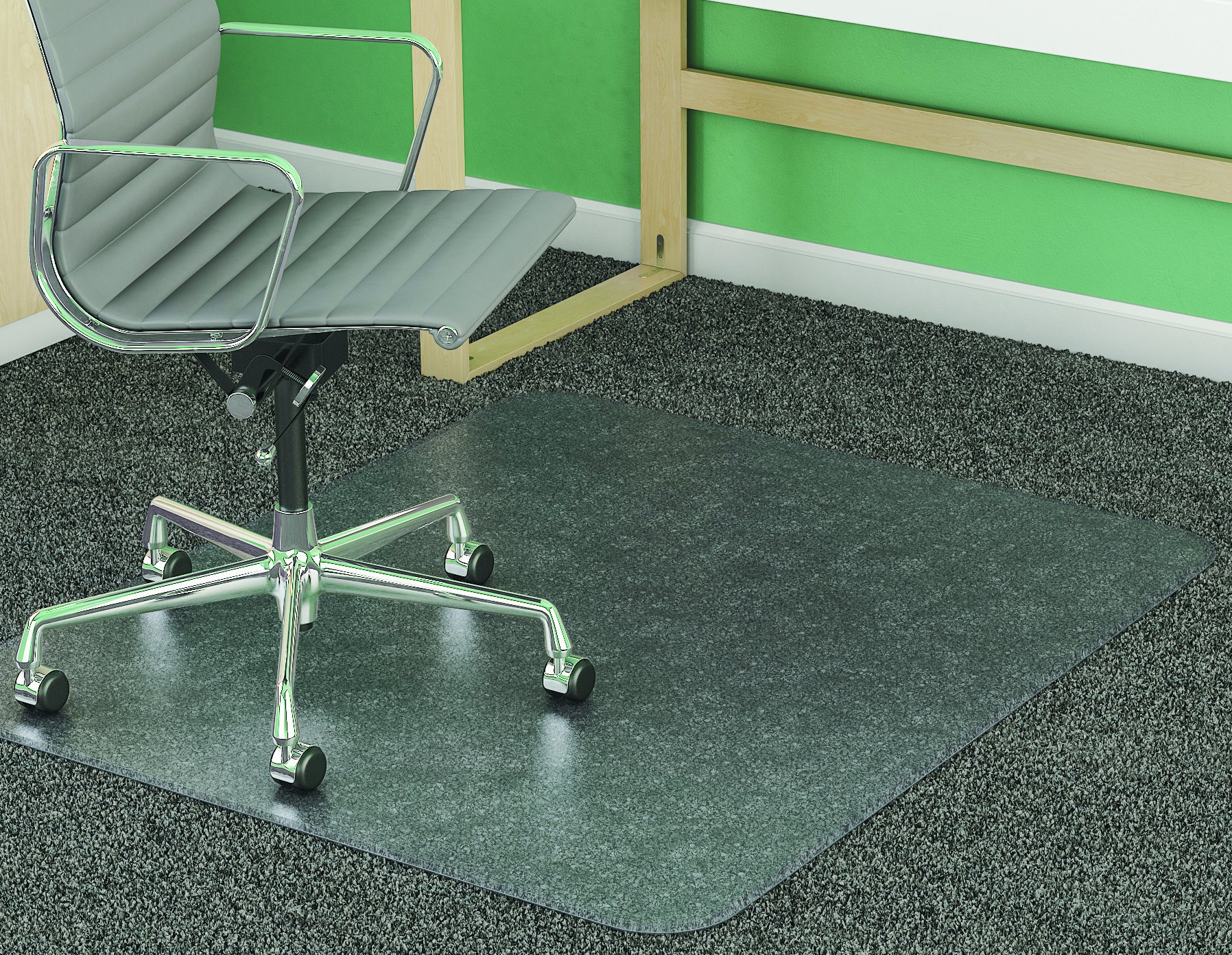 Deflecto SuperMat Heavy Duty Chair Mat for Medium Pile Carpet - 46