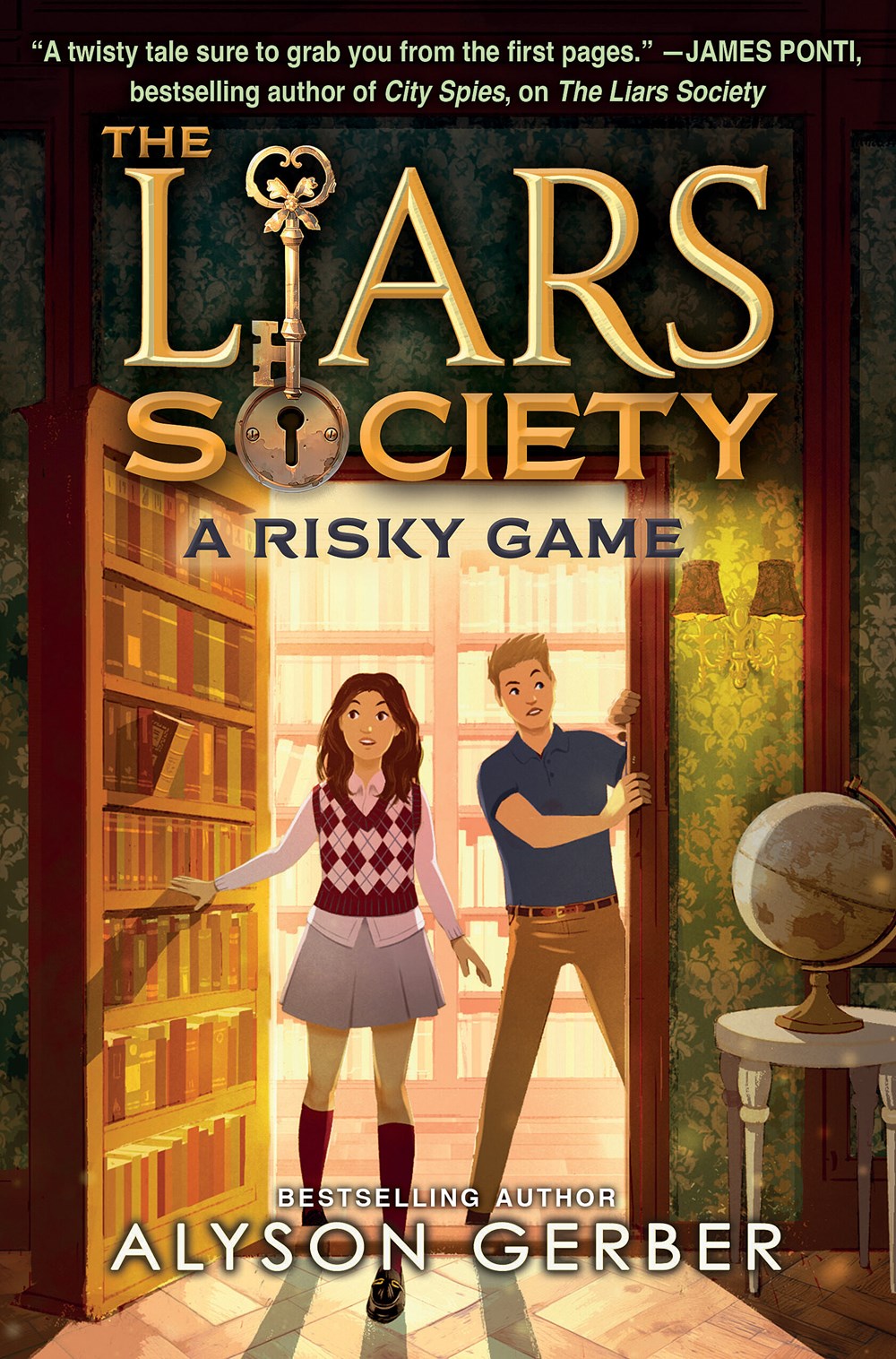 A Risky Game (The Liars Society #2) - Thrilling Teen Mystery Novel for Young Adult Readers - Perfect for Book Clubs & Late-Night Reading