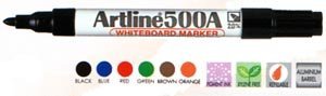 Artline 500A Whiteboard Marker - Blue Dry Erase Marker for Office, Classroom & Home Use - Non-Toxic, Low-Odor, Smooth Writing White Board Pen