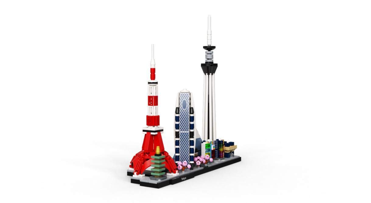 LEGO Architecture Skylines: Tokyo 21051 Building Kit - 547-Piece Collectible Model Set for Adults, Perfect for Home Decor, Office Display & Architecture Enthusiasts