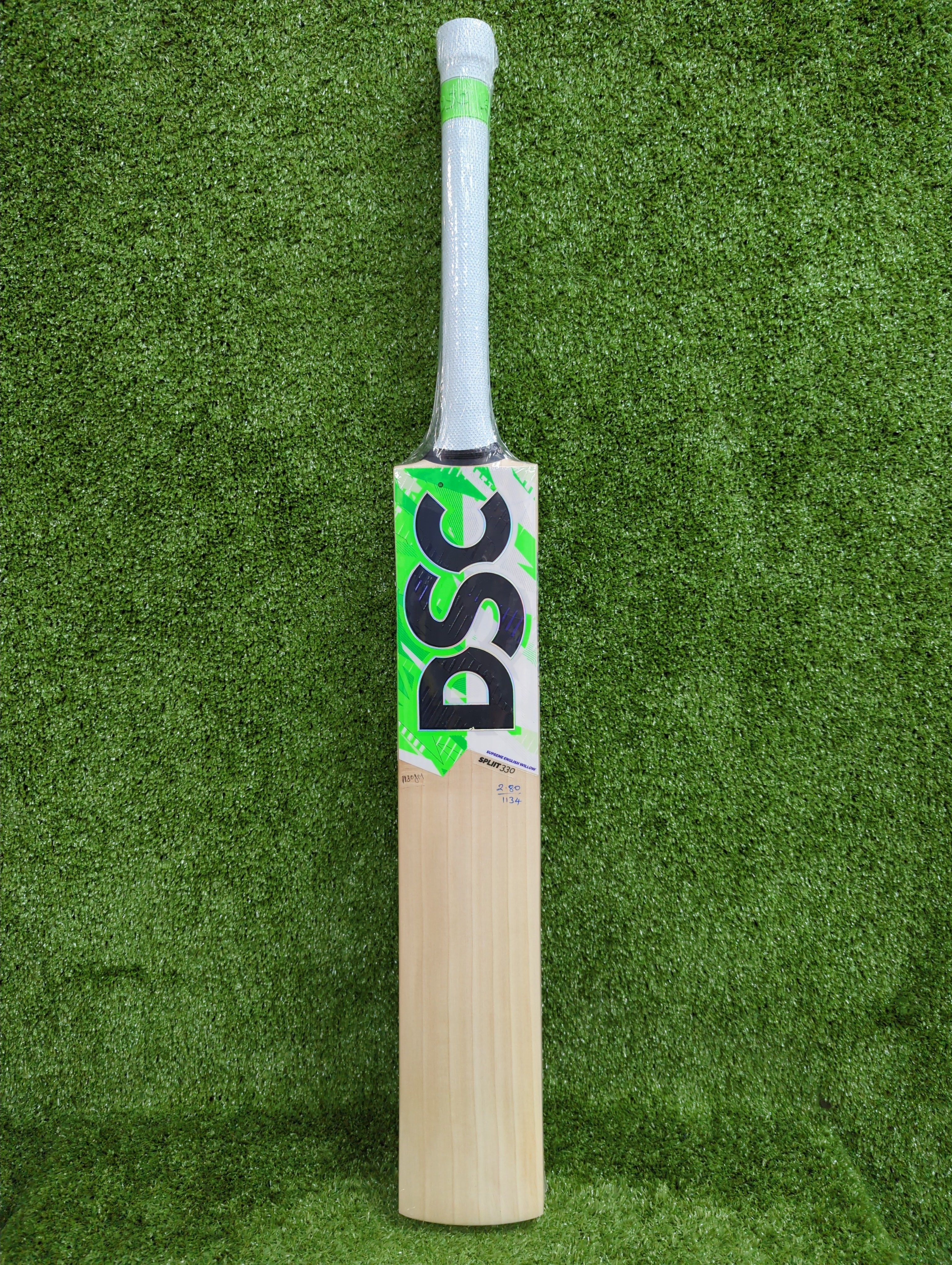 Premium DSC Split 330 English Willow Cricket Bat - Professional Grade for Matches & Practice - Perfect for Club Players & Tournament Use
