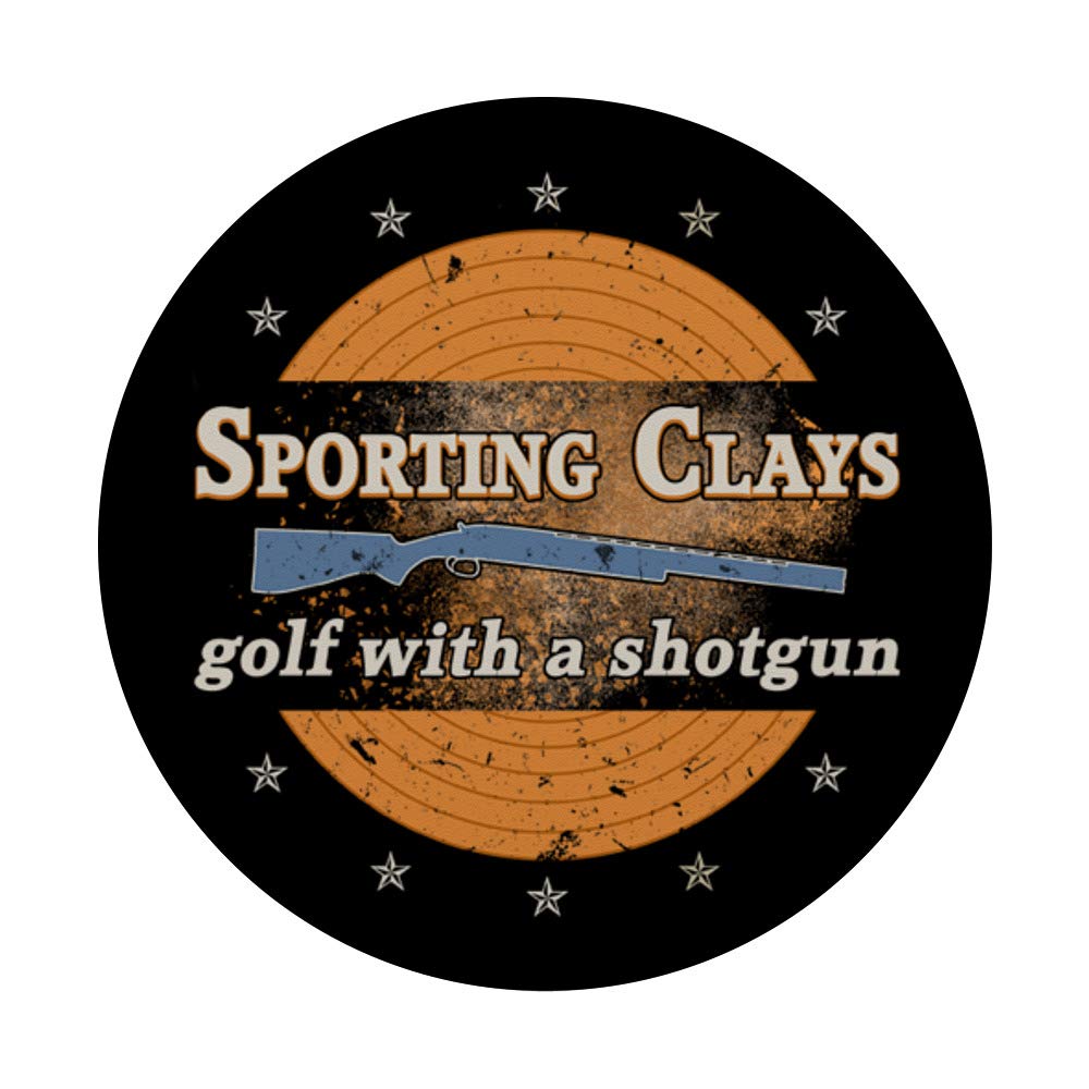 Premium Sporting Clays & Pigeon Shooting PopSockets Phone Grip with Stand - Secure Anti-Slip Holder for iPhone, Samsung & Tablets - Perfect for Outdoor Shooting Sports, Hunting & Clay Pigeon Competitions