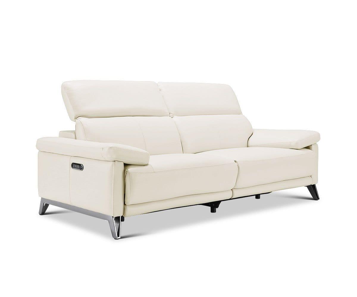 Voss Power Reclining Sofa - Modern Electric Recliner Couch with USB Charging & Cup Holders - Perfect for Living Room, Home Theater & Family Relaxation