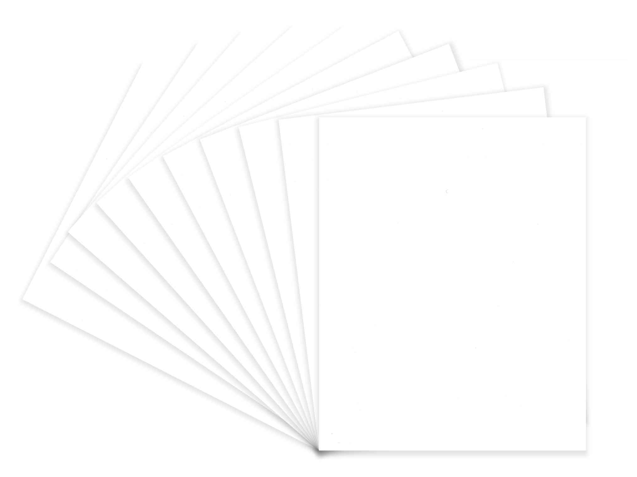 Premium Smooth White 16x20 Acid-Free Backing Board - 25 Uncut Photo Mat Board Sheets for Framing, Scrapbooking & Art Preservation