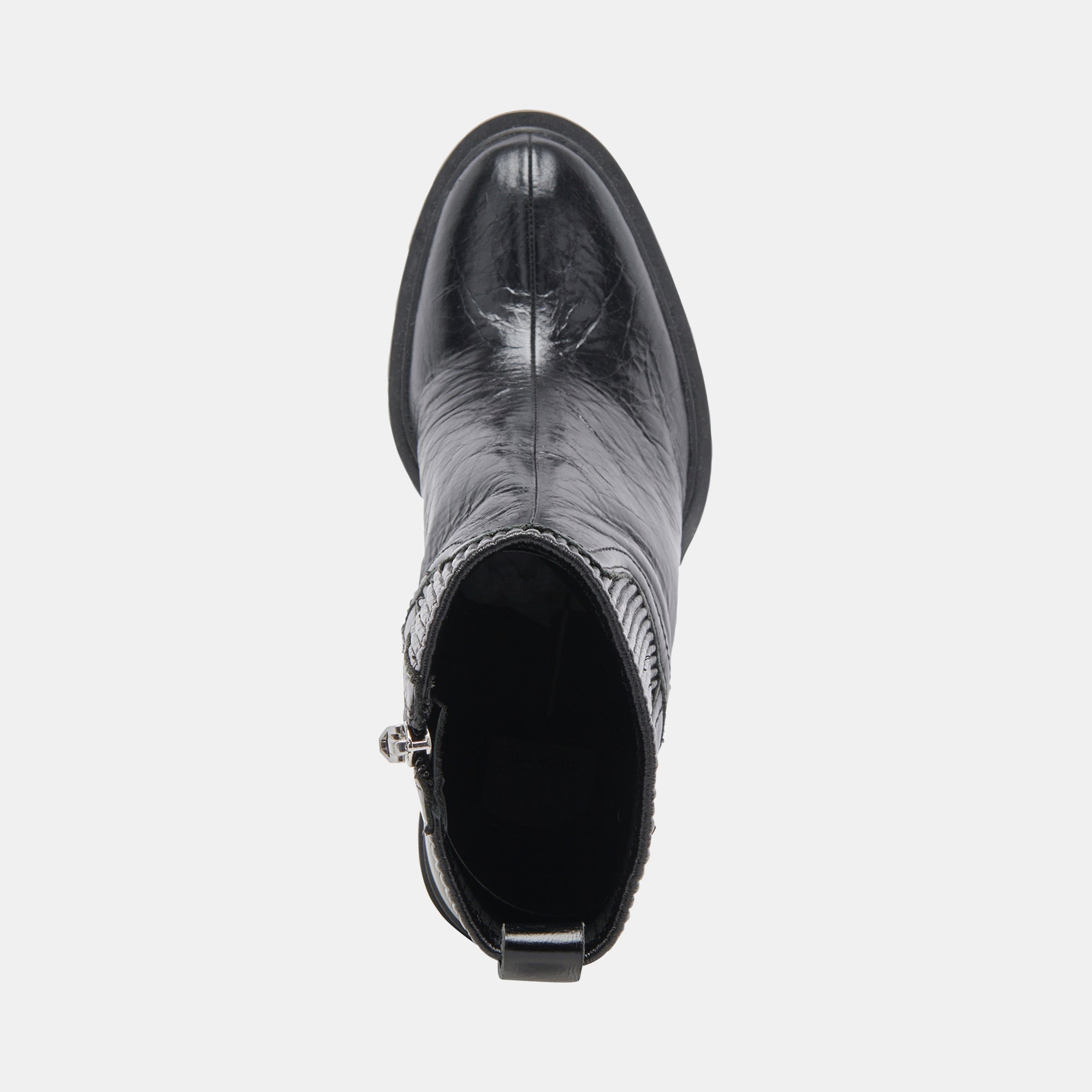 MARNI H2O BOOTS Midnight Crinkle Patent Waterproof Rain Boots for Women - Stylish & Comfortable Outdoor Footwear for Rainy Days, Walking & Fashion