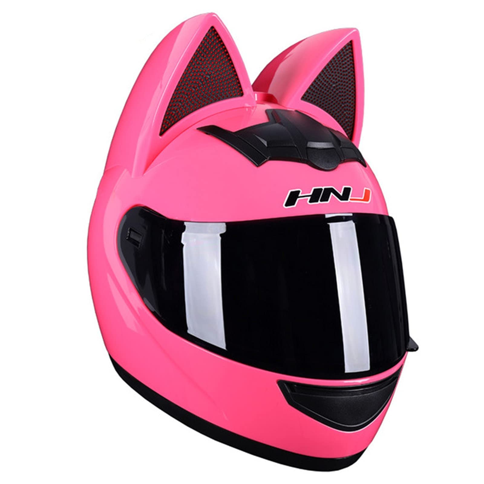 Cat Ear Full Face Motorcycle Helmet - DOT/ECE Approved for Men & Women - Racing & Motocross Use