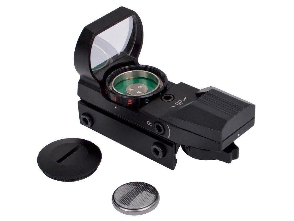 Tactical Red Dot Airsoft Goggles with 4 Markings - Compatible with 20mm/22mm Looms & Picatinny Rail System - Perfect for Airsoft, Paintball & Outdoor Shooting Sports