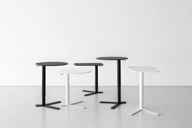 Yo Square Adjustable Height Side Table by Lapalma - Modern End Table for Living Room, Bedroom & Office - Perfect for Coffee, Books & Decor