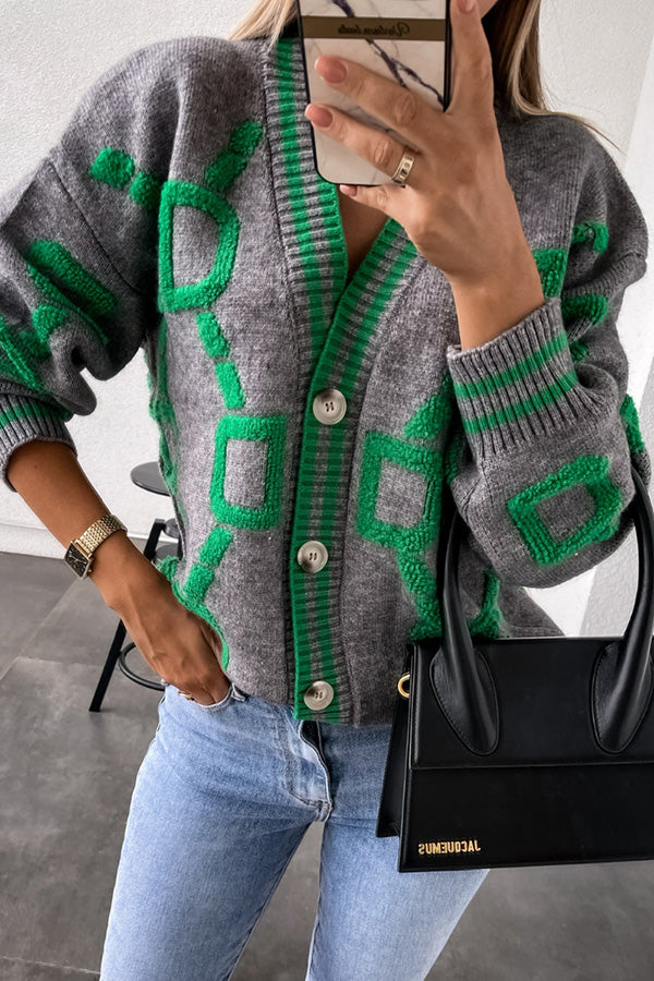 Stylish Loose Button Up Cardigan for Women - Soft & Comfortable Open Front Knit Sweater | Perfect for Office, Casual Outfits & Layering in Fall/Winter