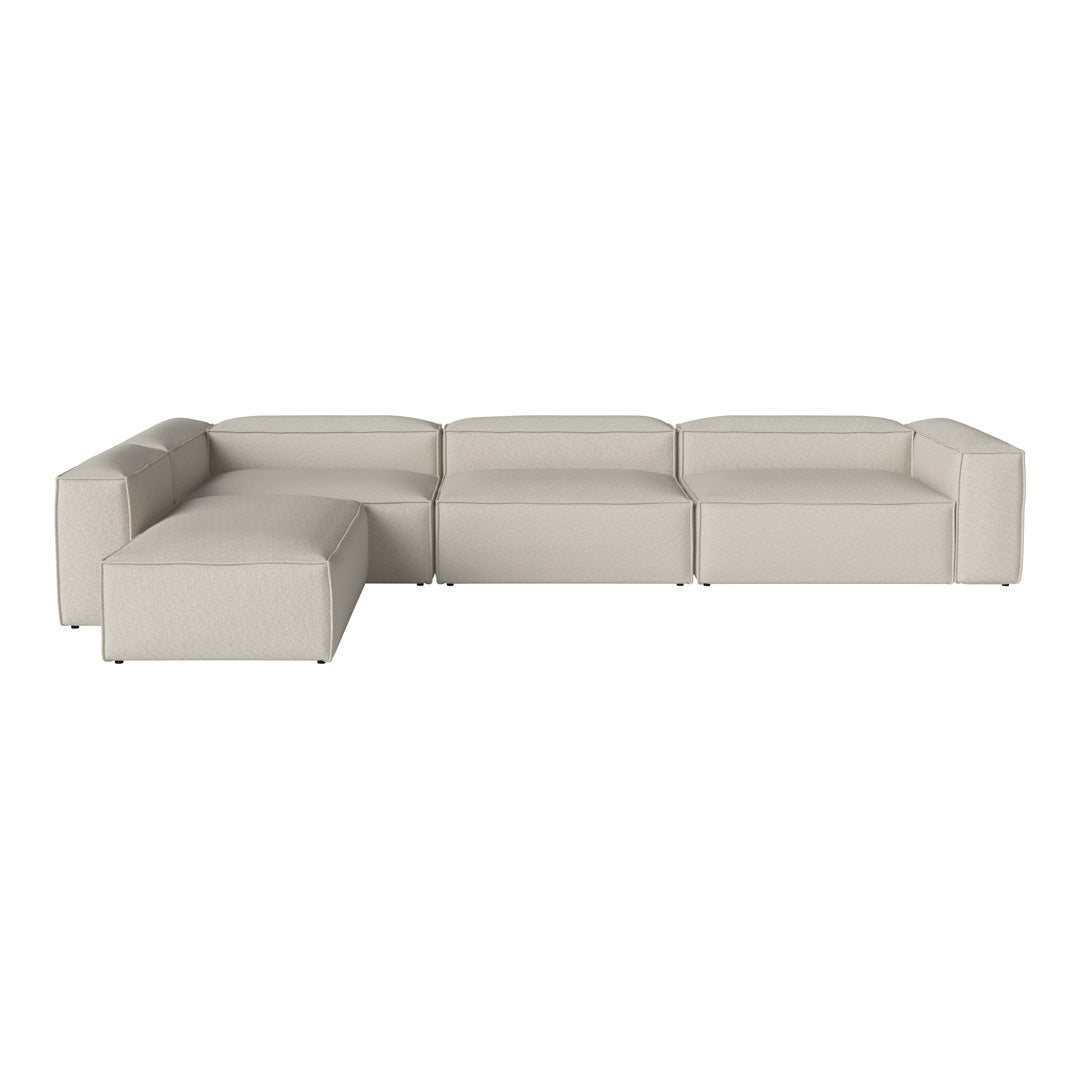Cosima Corner Sofa with Open End - Modern L-Shaped Sectional Couch for Living Room, Lounge & Home Theater