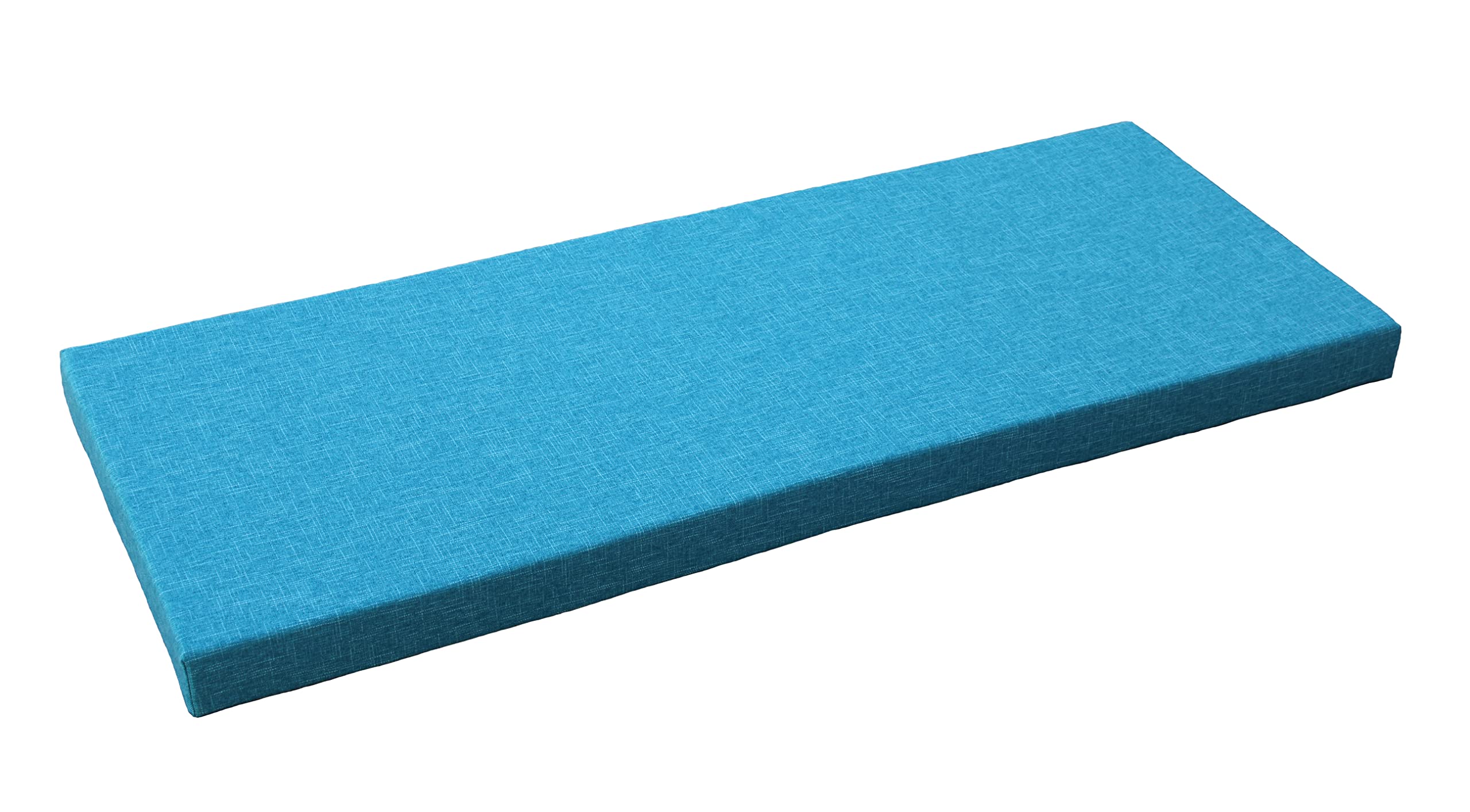 Custom Size Bench Cushion 60x16x2 Inch - Entryway, Farmhouse & Bed Bench Seat Pad - Turquoise Storage Bench Cushion for Home Decor & Comfortable Seating
