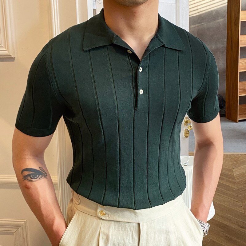Antonio's Clothing Premium Italian Polo T-Shirt for Men - Stylish & Comfortable Casual Wear for Office, Golf & Everyday Outfits
