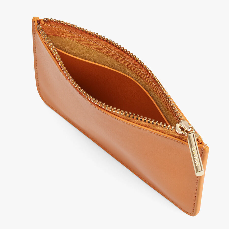 Eco-Friendly Slim Leather Pouch for Minimalist Lifestyle - Perfect for Travel, Office & Everyday Essentials | Zero Waste Design