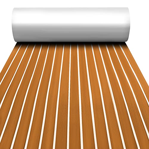 Brown With White Seam Lines