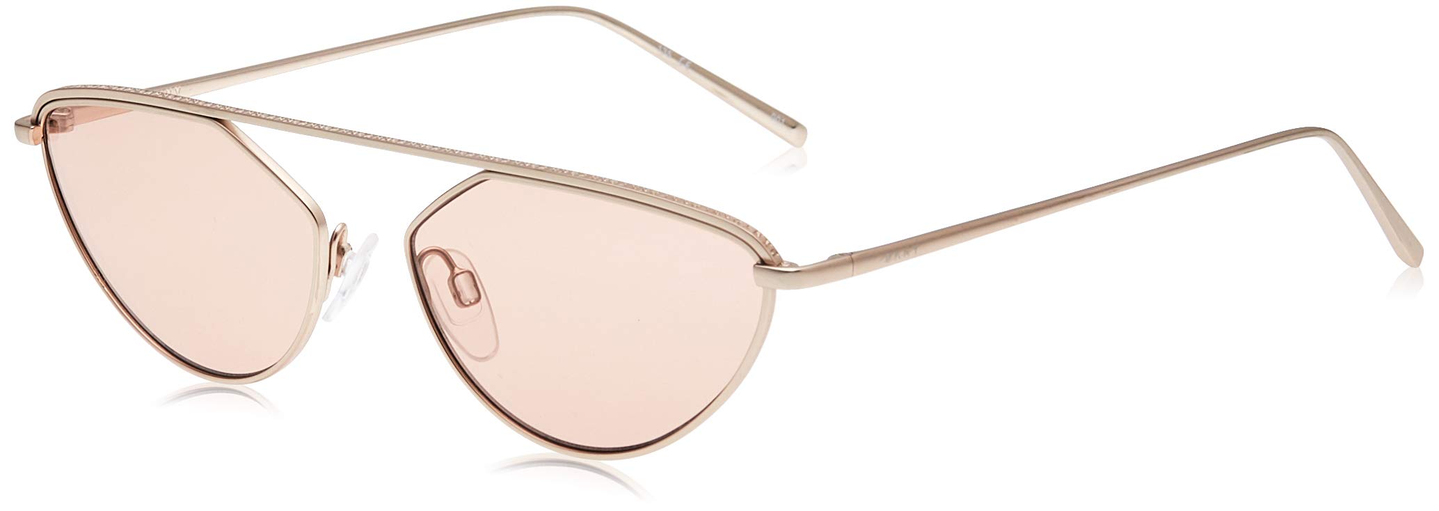 DKNY Women's DK109S Oval Sunglasses - UV Protection Fashion Sunglasses for Women, Stylish Oval Frame with Polarized Lenses - Perfect for Driving, Beach, and Outdoor Activities