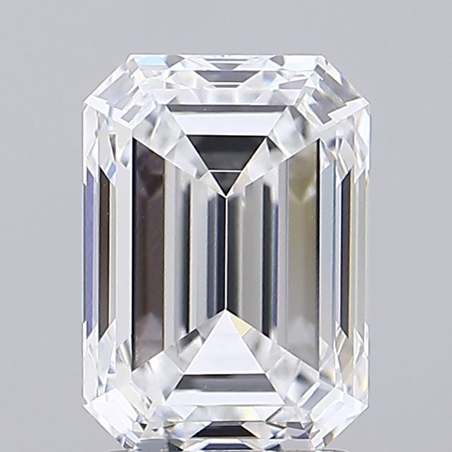 2.82 Carat D Color VVS1 Clarity Emerald Cut Lab-Grown Diamond for Engagement Rings & Fine Jewelry