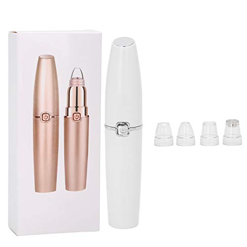 Blackhead Remover Vacuum - Rechargeable Electric Pore Cleaner with 4 Replacement Heads for Deep Facial Cleansing | At-Home Spa Treatment for Acne-Prone & Oily Skin