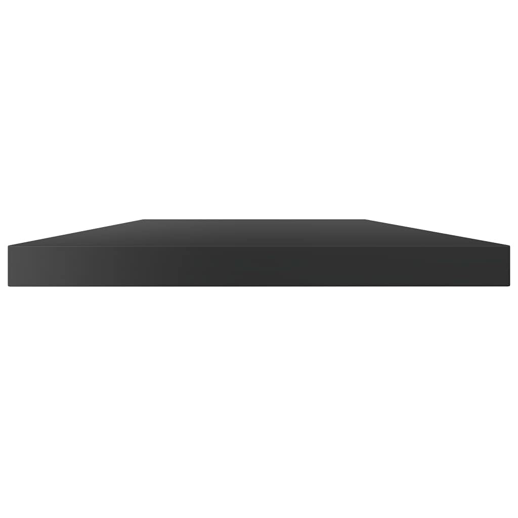 vidaXL 8-Pack High Gloss Black Bookshelf Boards - 15.7