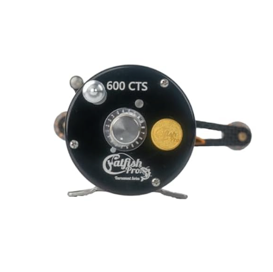 Catfish Pro 600CTSLFT Tournament Series Round Baitcasting Reel - High Performance Fishing Gear for Bass, Walleye & Pike | Perfect for Freshwater & Saltwater Tournaments