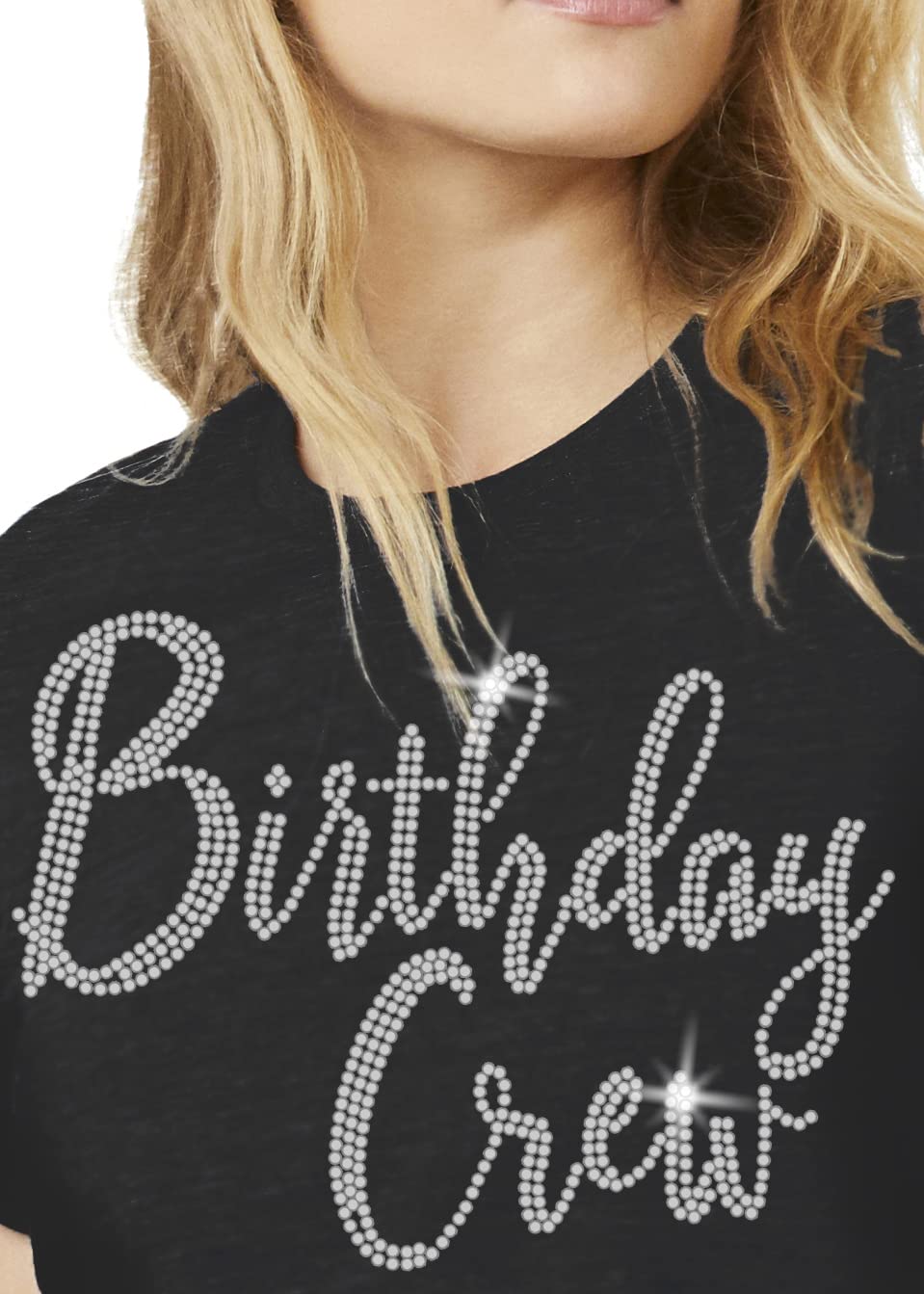 Birthday Queen Shirt Bedazzled - Women's Birthday Tops - Sparkling Birthday Gifts for Her | Perfect for Parties, Celebrations & Special Occasions