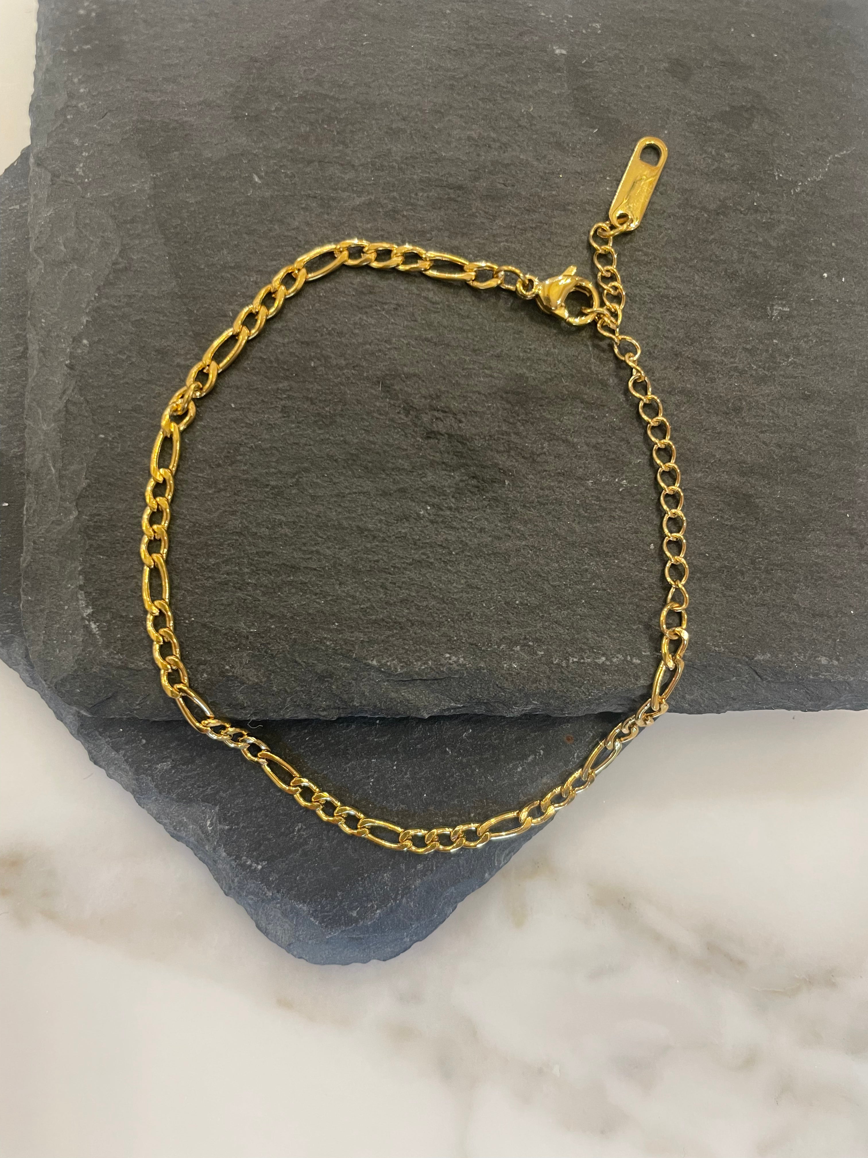 Nina Elegant Dainty Bracelet for Women - Minimalist Gold Plated Chain Bracelet | Perfect for Everyday Wear, Gift Giving & Special Occasions