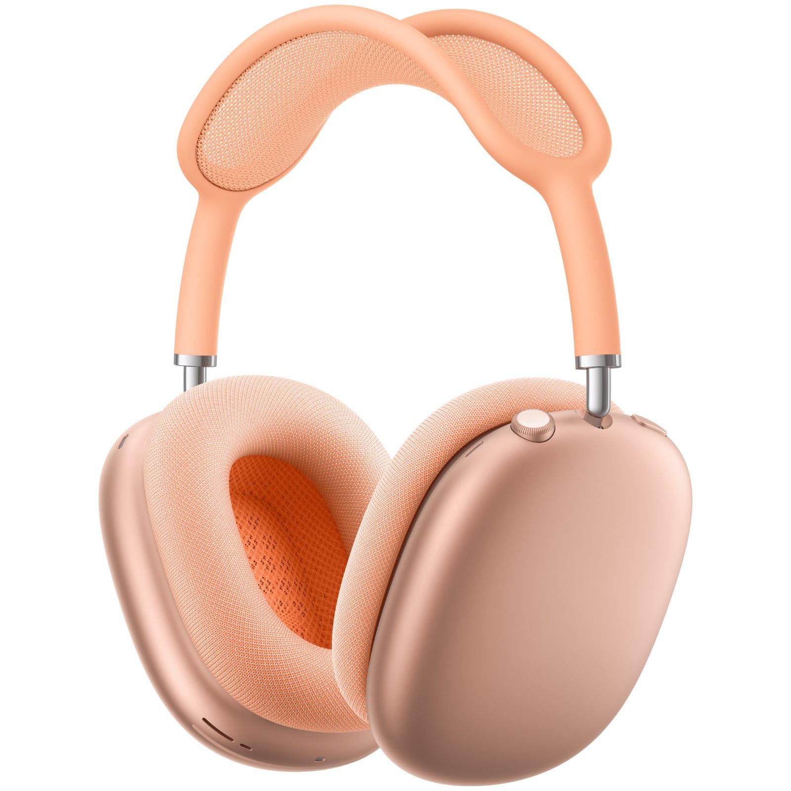 Apple AirPods Max Wireless Over-Ear Headphones (Orange) - Active Noise Cancelling, Spatial Audio, USB-C Charging - Perfect for Travel, Workouts & Music Lovers