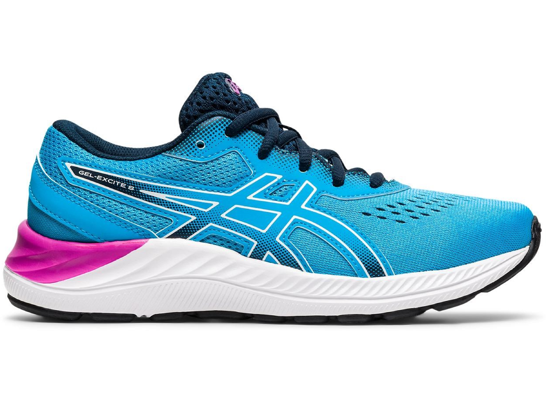 ASICS Junior Gel Excite 8 GS Running Shoes for Kids - Lightweight & Cushioned (Style# 1014A201-402) - Perfect for School, Sports & Daily Activities