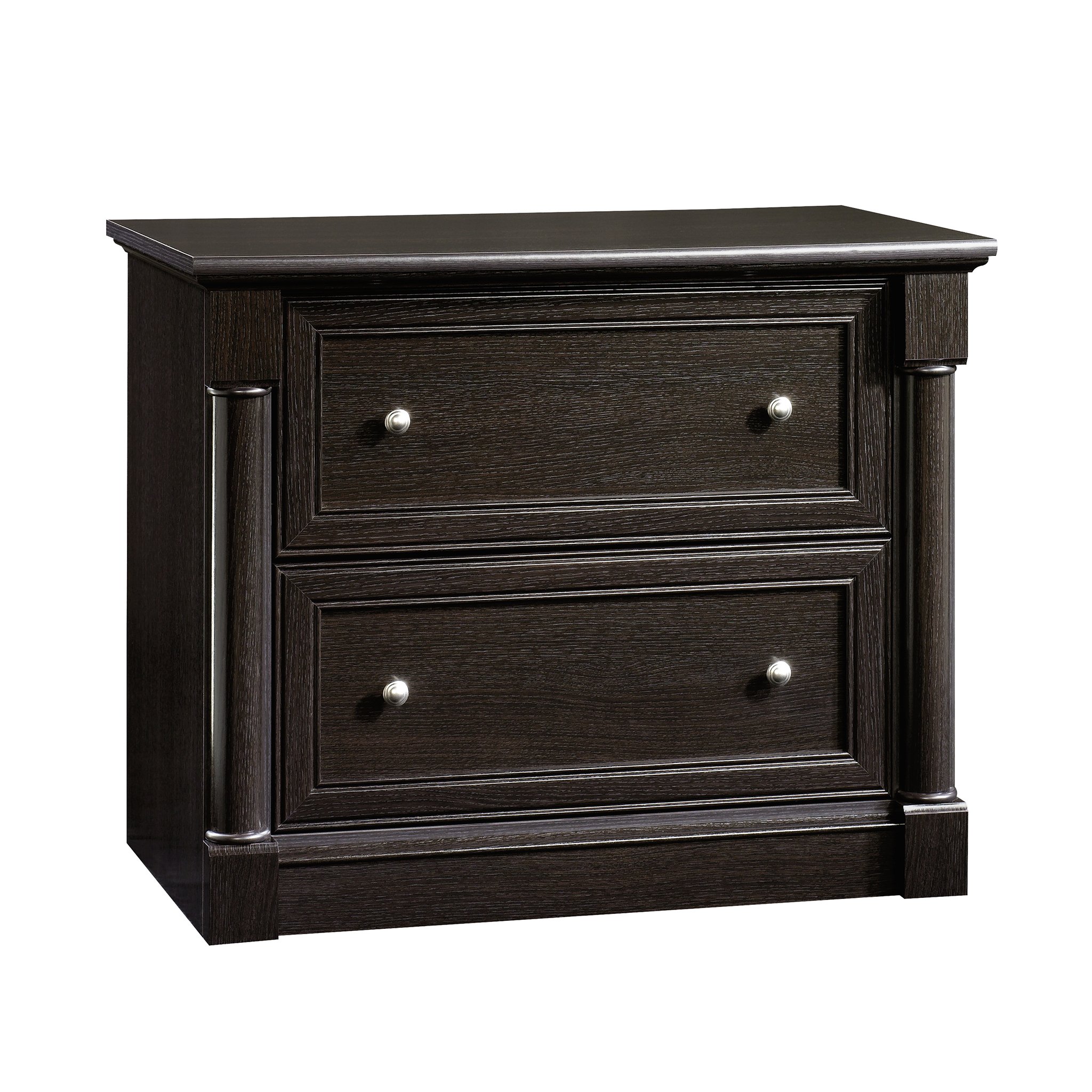 Sauder Palladia 2-Drawer Lateral File Cabinet for Home Office - Hanging File Organizer with Interlocking Drawers in Wind Oak Finish - Perfect for Document Storage & Office Organization