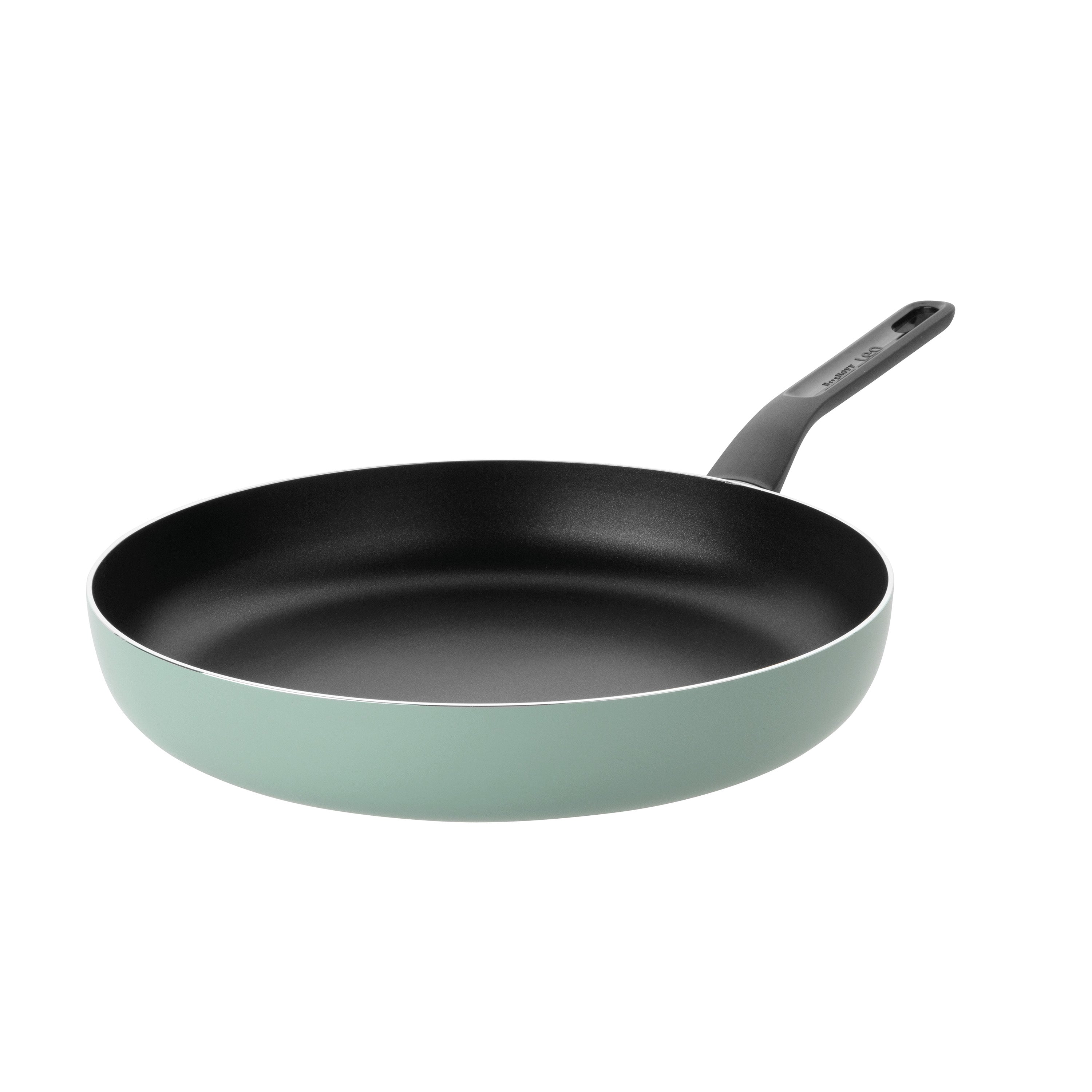 BergHOFF Sage Non-Stick Aluminum Frying Pan 12.5 Inch - Professional Cookware for Healthy Cooking, Perfect for Eggs, Pancakes & Stir Fry - Ideal for Home Kitchen & Restaurant Use