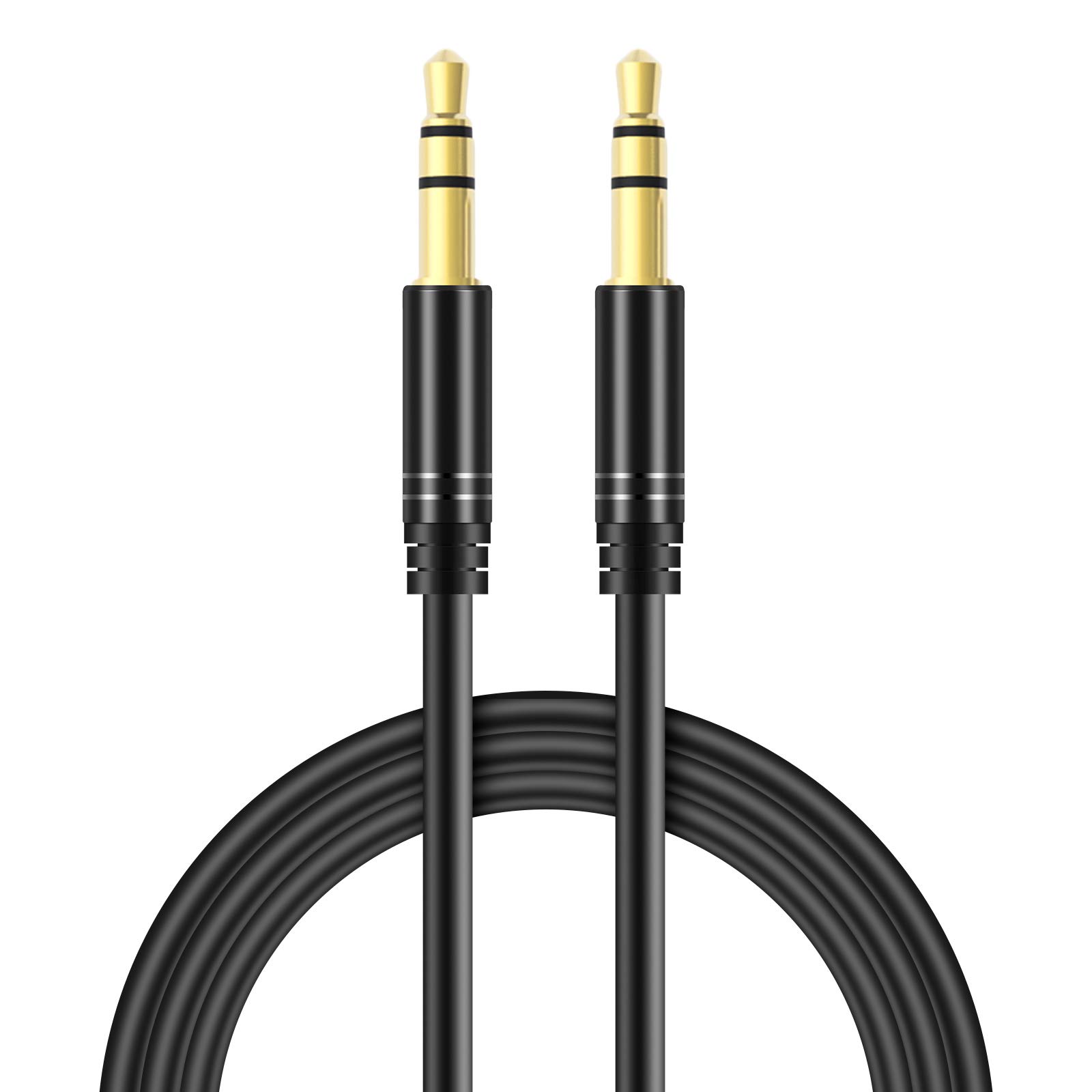ZHUOSHENG 3.5mm Stereo Audio Extension Cable 3M/10ft - Male to Male Aux Cable for Headphones - Compatible with iPhone, Android Phones, Laptop, PC, Tablet, iPad, TV - Perfect for Home Theater, Gaming, Music Streaming & Office Use