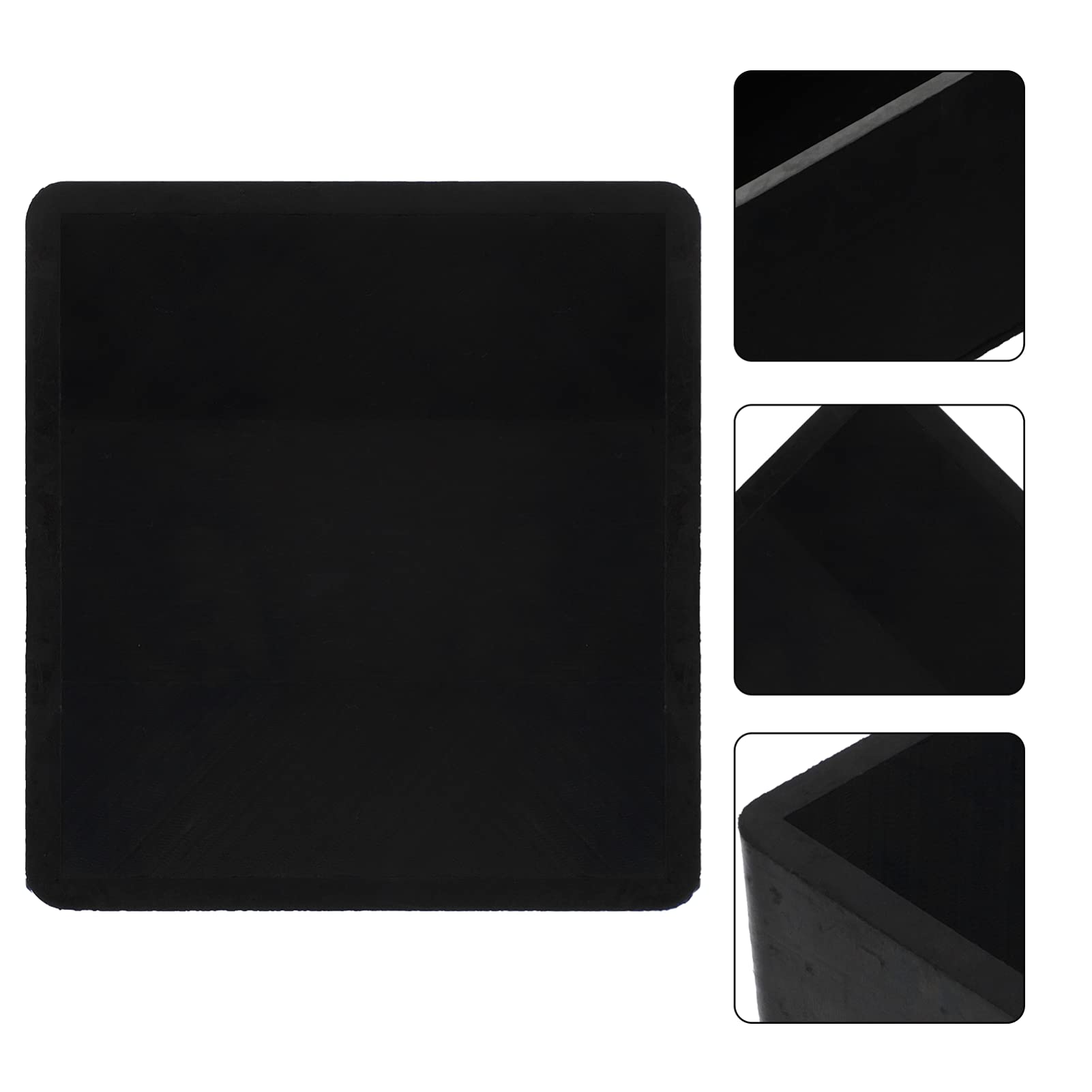 DOITOOL 4-Pack Non-Slip Furniture Wheel Pads - Heavy Duty Rubber Castor Cups for Sofa, Chair & Table Legs - Protects Hardwood Floors & Carpets from Scratches - Ideal for Home, Office & Moving Furniture