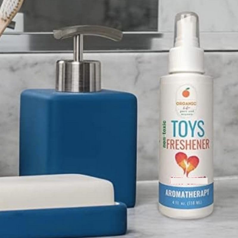 Natural Silicone Toy Cleaner for Sensitive Skin - Unscented, Organic Tea Tree Oil Formula - Safe for Baby Toys, Adult Toys & Household Items - Gentle Aromatherapy Cleaning Solution