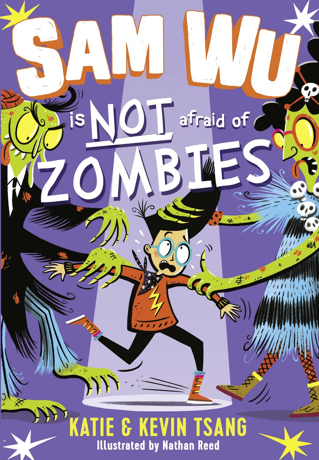 Sam Wu is Not Afraid of Zombies - Kids' Adventure Book for Halloween Reading & Courage Building | Perfect for Bedtime Stories & Classroom Libraries