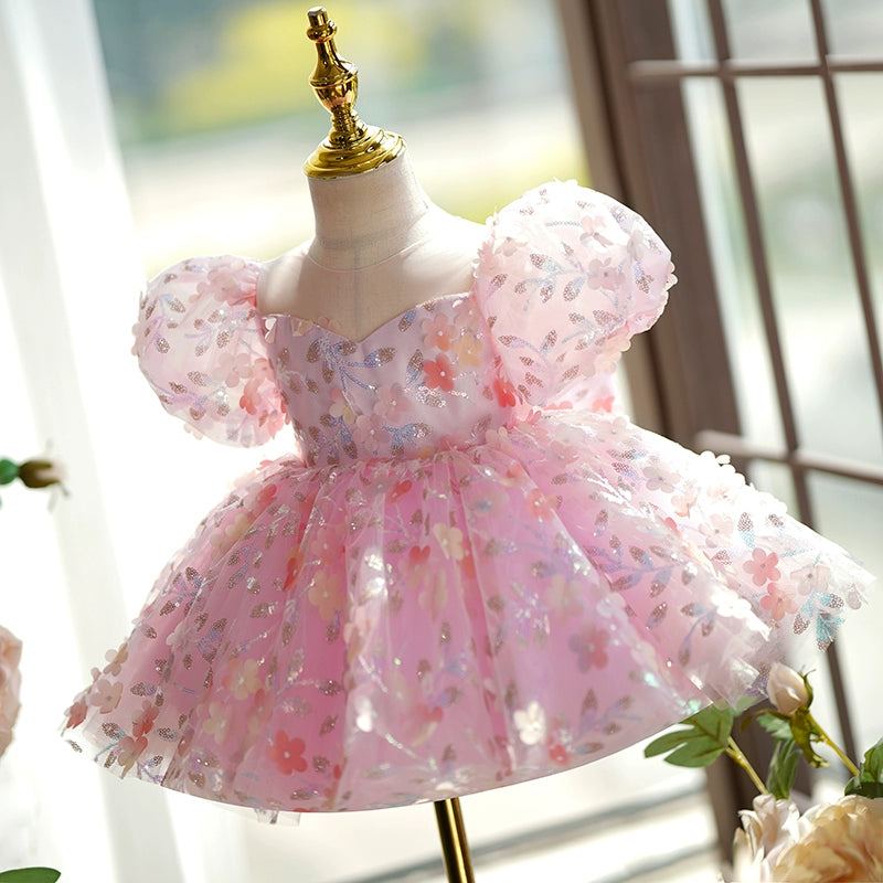 Adorable Baby Girls Floral Formal Dresses for Toddlers - Perfect for Birthday Parties & Pageants | Special Occasion Outfits