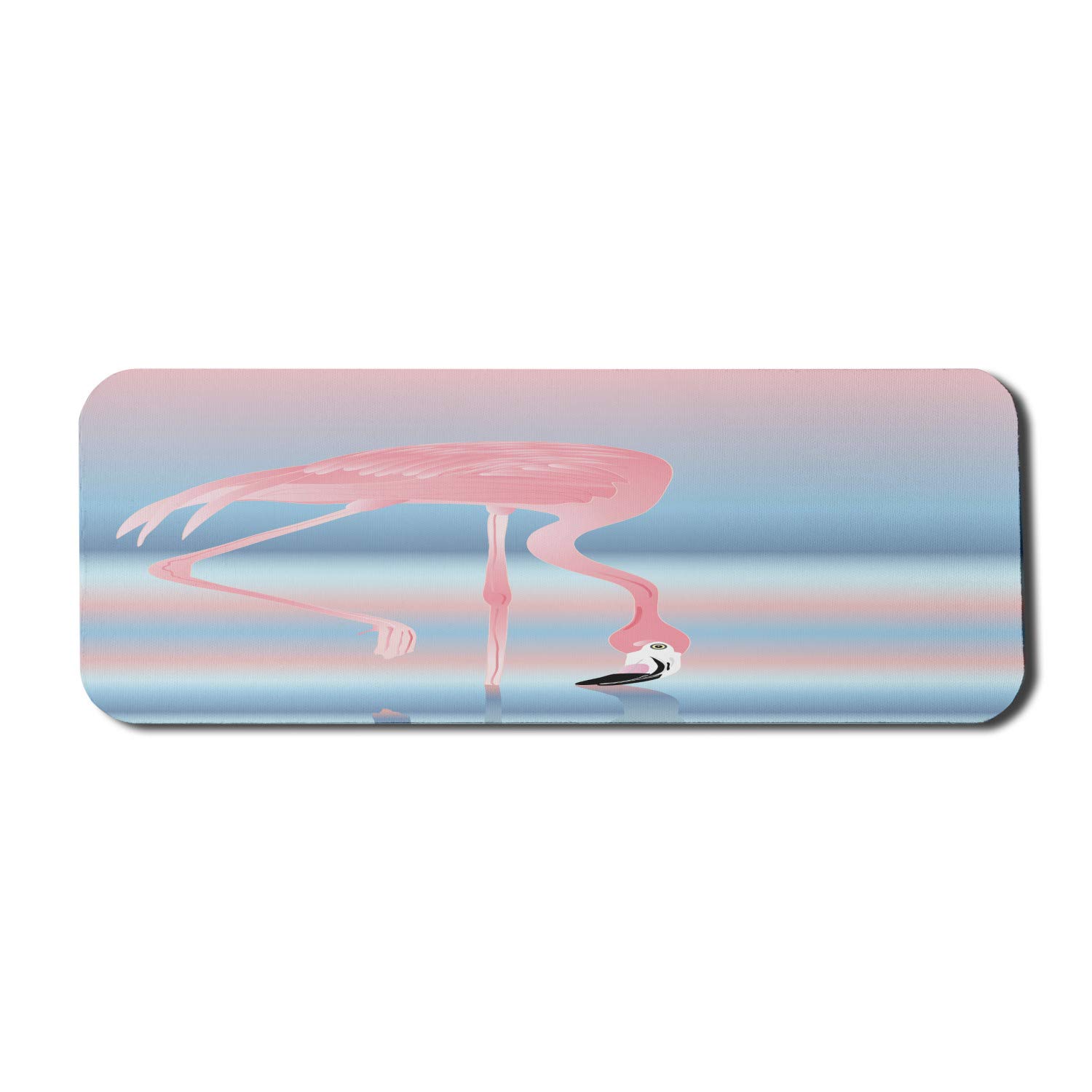 Ambesonne Flamingo Mouse Pad - Non-Slip Rubber Base, Large 31
