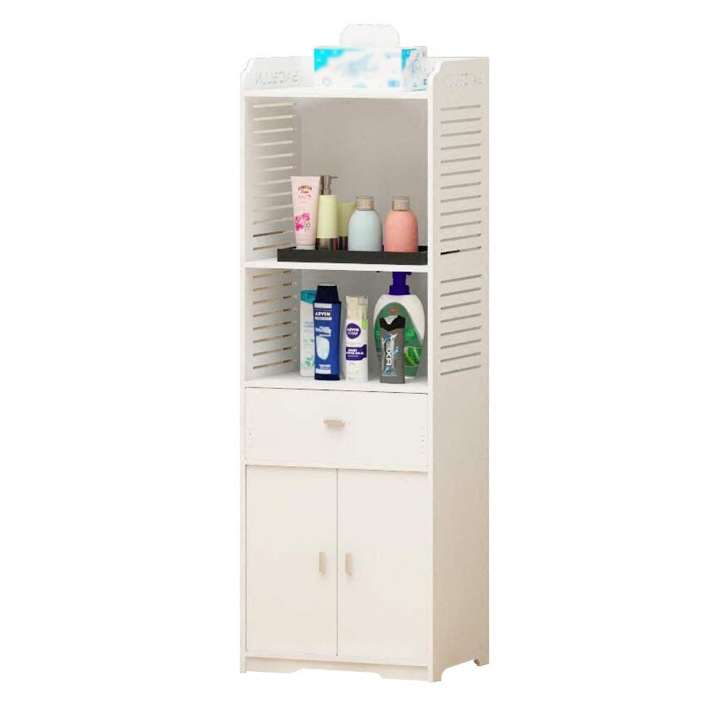 XEWNEG Floor Standing Storage Shelf - 40x30x100cm for Bathroom & Home Organization